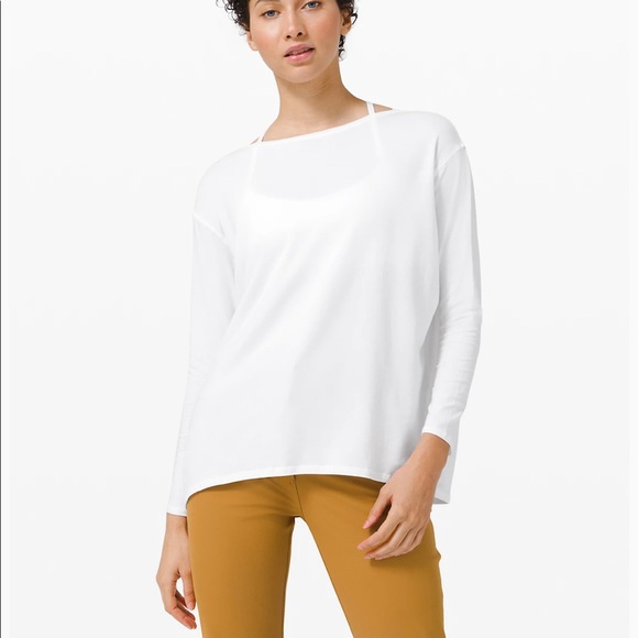 Lululemon Back In Action Top White Size 4